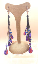 Load image into Gallery viewer, MACRAME EARRINGS &quot;BRANCHES&quot; WITH POLYESTERIC CLAY BEADS 
