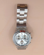 Load image into Gallery viewer, WATCH &quot;FIRENZE&quot; FOR WOMAN WITH SILVER STAINLESS STEEL BRACELET AND DIAL IN TRANSPARENT MATERIAL WITH LITTLE STRASS STONES
