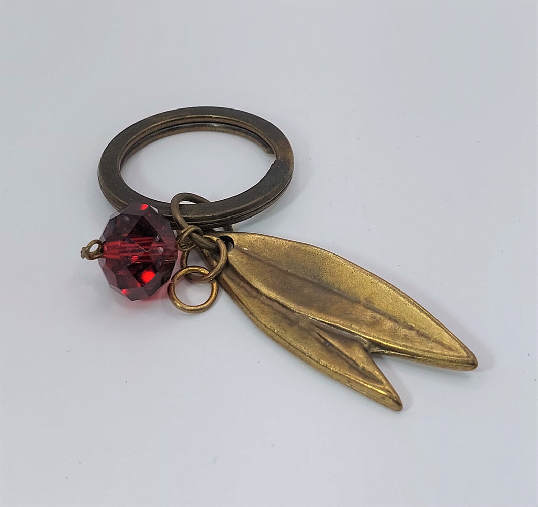 KEYCHAIN OLIVE TREE LEAVES