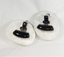 Load image into Gallery viewer, SILVER EARRINGS, SEMI-PRECIOUS STONES ΟΝΥΧ
